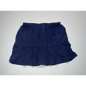 Sports Haley women’s blue plead sports skirt with built in shorts